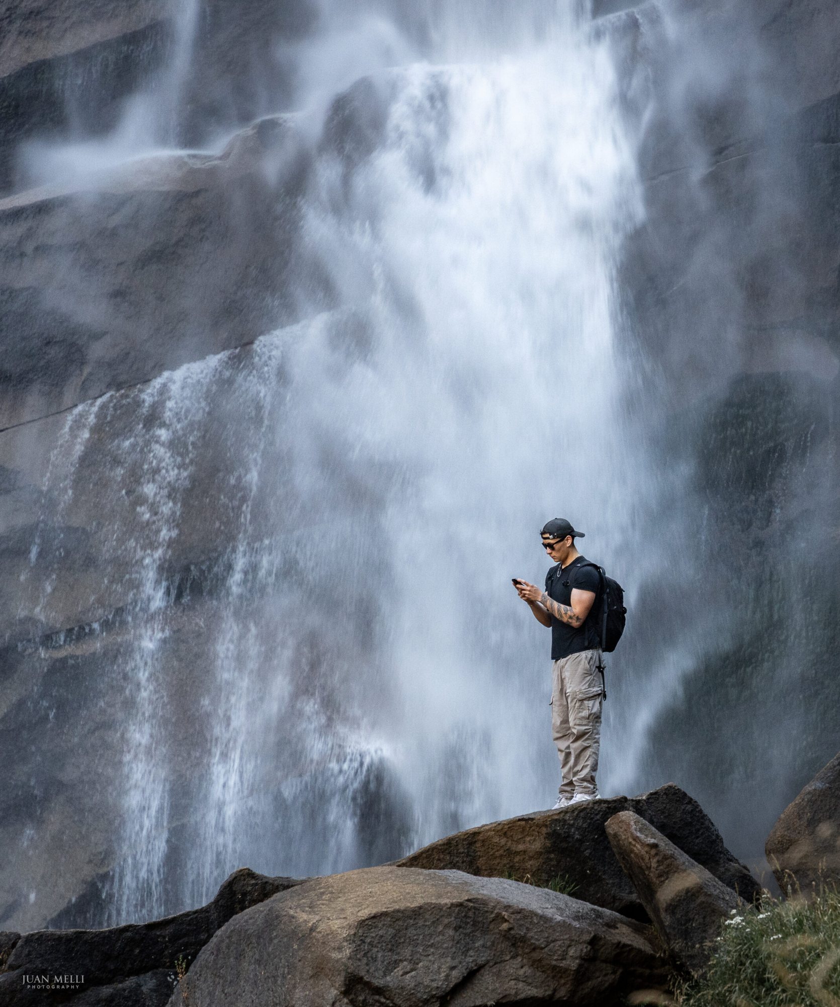 Screen time at Vernal Fall